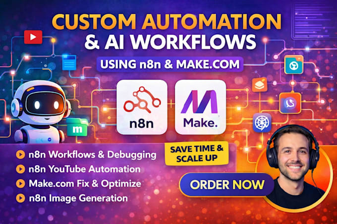 I will make n8n ai automation,ai expert, botpress,voiceflow ai chatbot, manychat expert